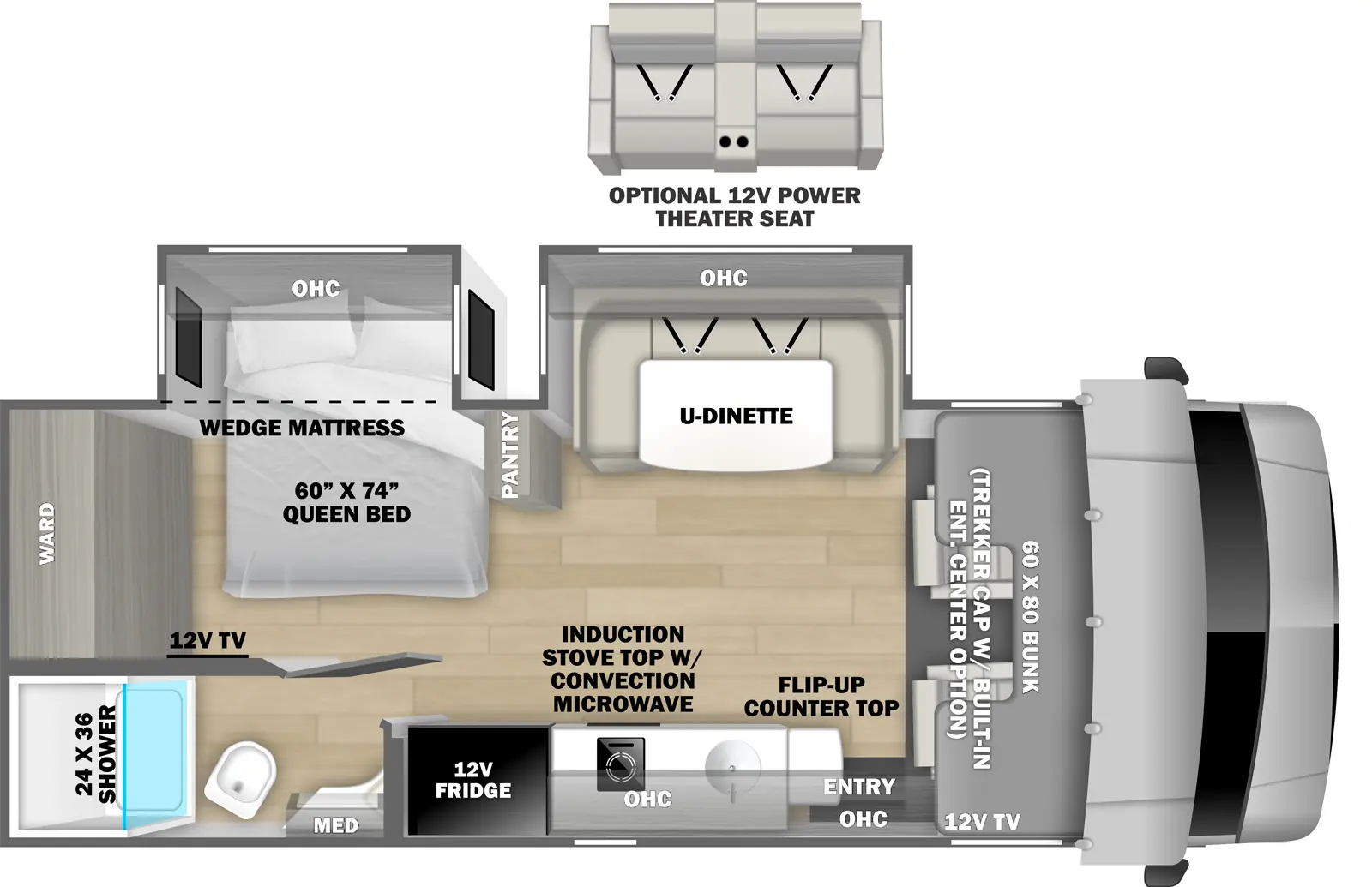 Solera 24DSRC Floorplan